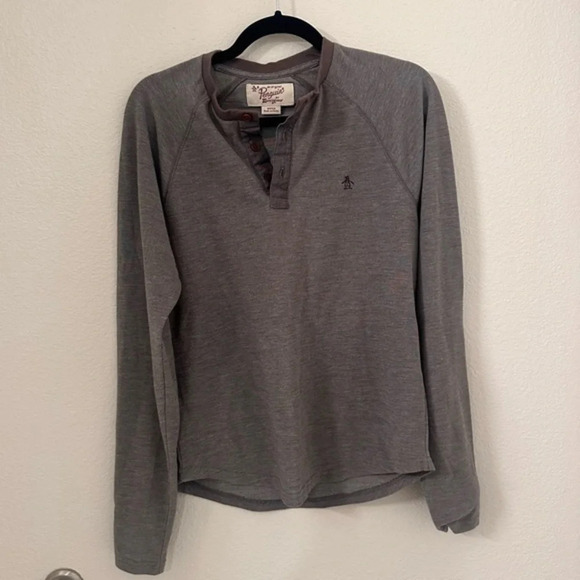 Original Penguin Other - Original Penguin Men’s Long Sleeve Top Size small in grey
